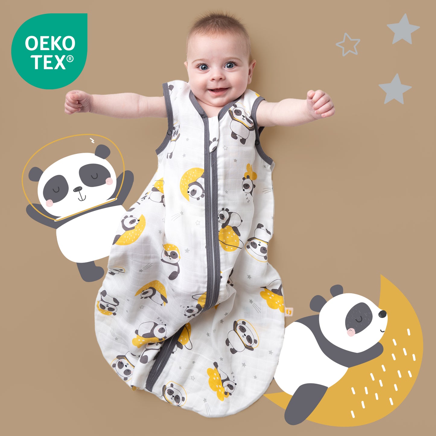 Gigoteuse bébé été - mousseline - 0.5 TOG