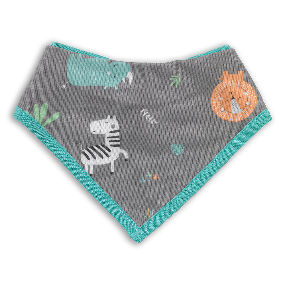 Bandana pour bébé 100% bio - lot de 4