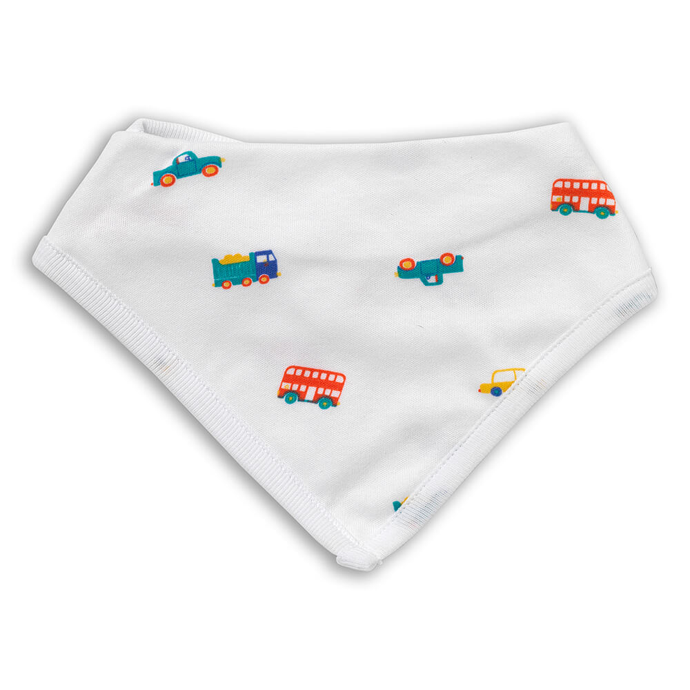 Bandana pour bébé 100% bio - lot de 4