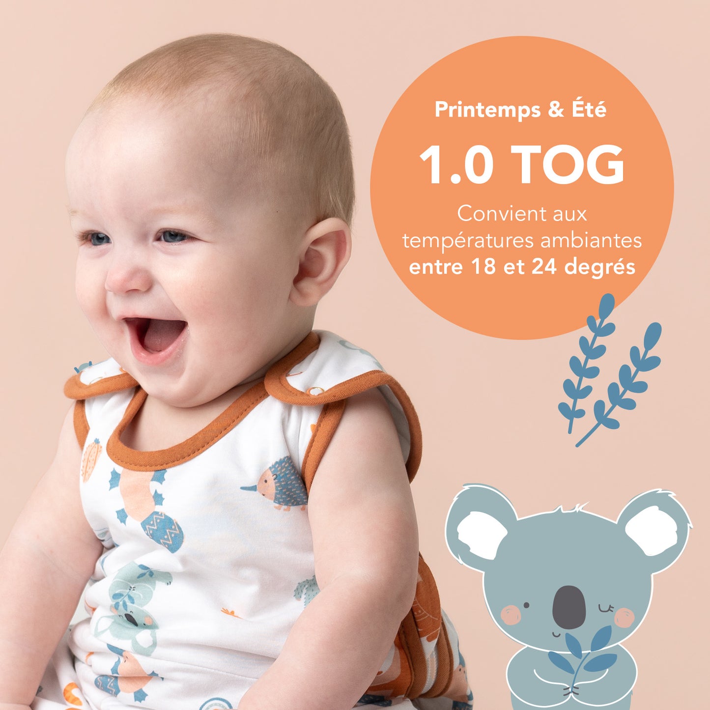 Gigoteuse bébé été & mi-saison - Tog 1