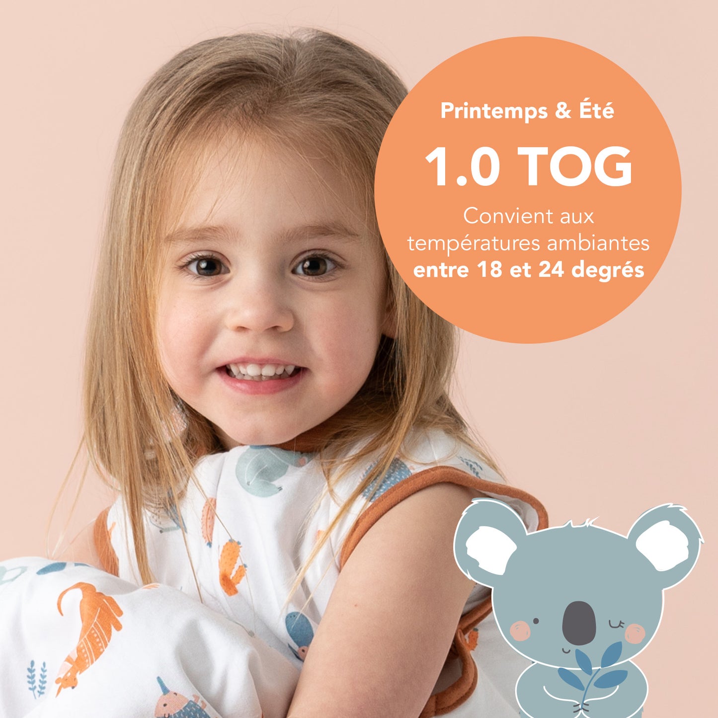 Gigoteuse bébé été & mi-saison - Tog 1