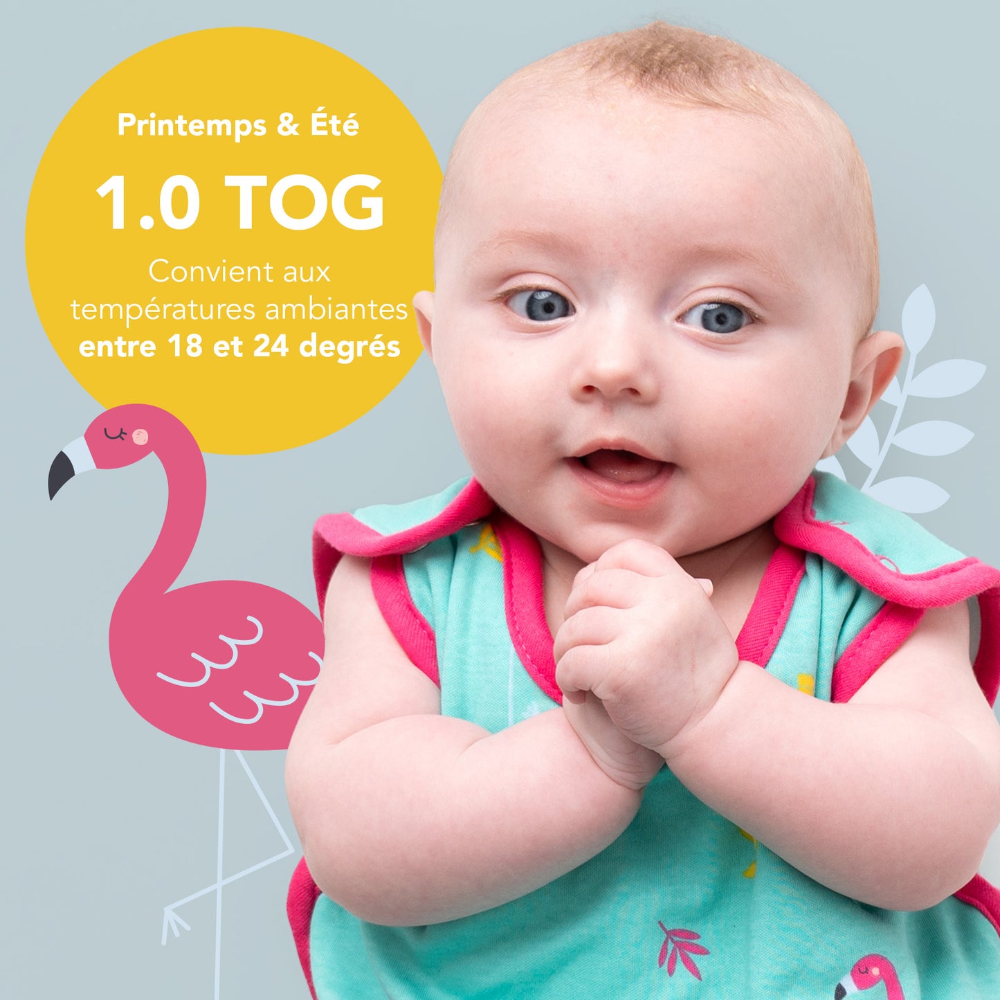 Gigoteuse bébé été & mi-saison - 100% bio - TOG 1