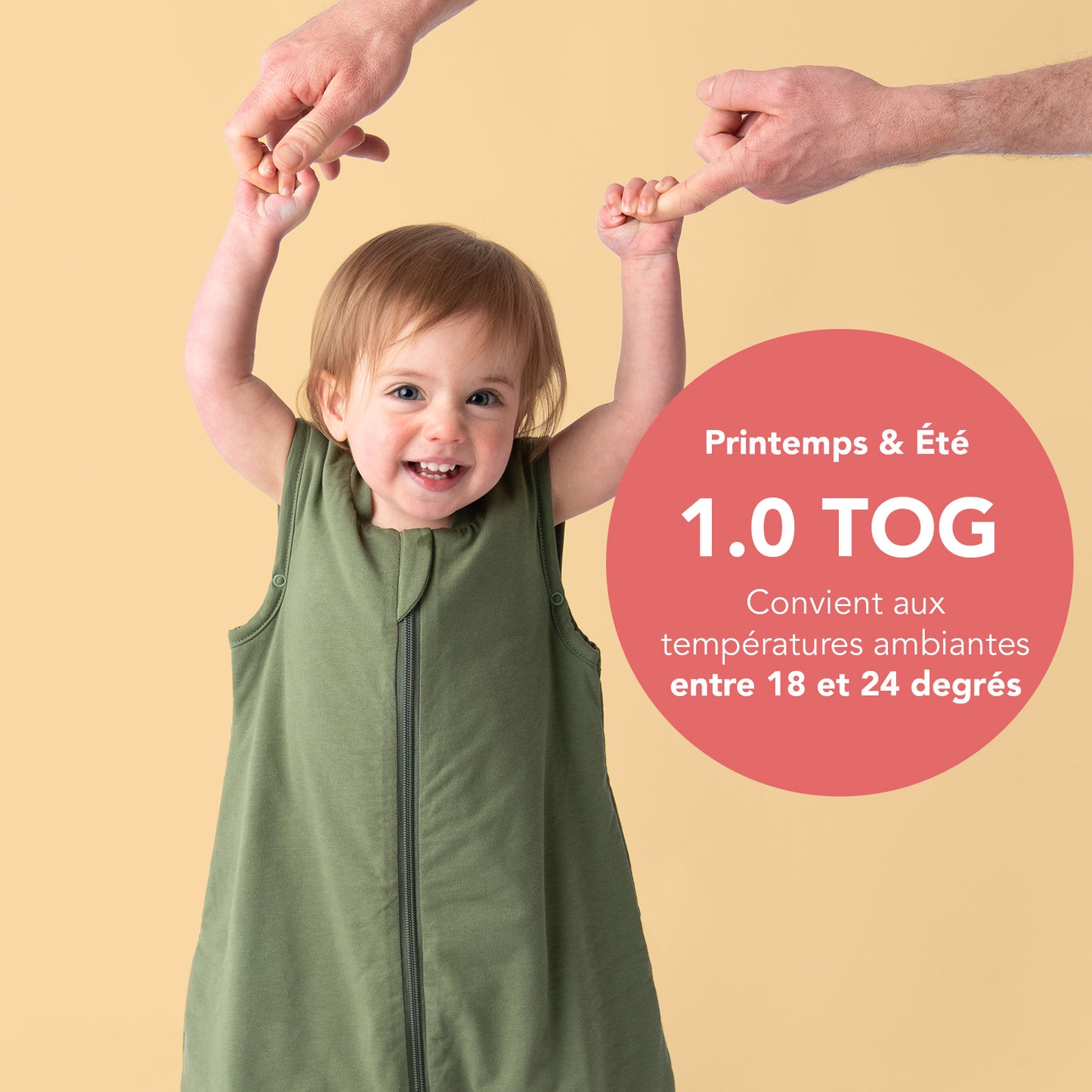 Gigoteuse bébé été & mi-saison - unie - TOG 1