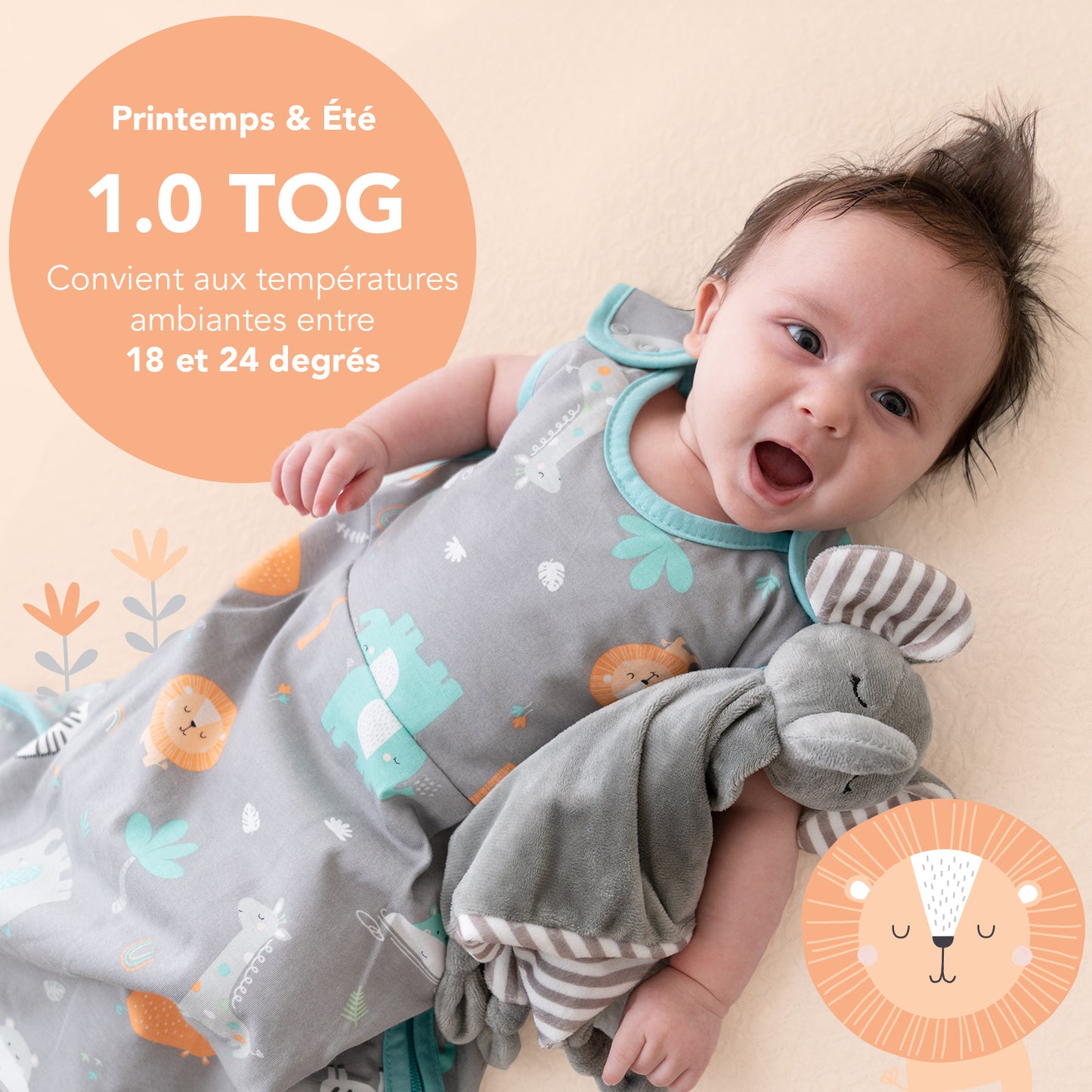 Gigoteuse bébé été & mi-saison - Tog 1