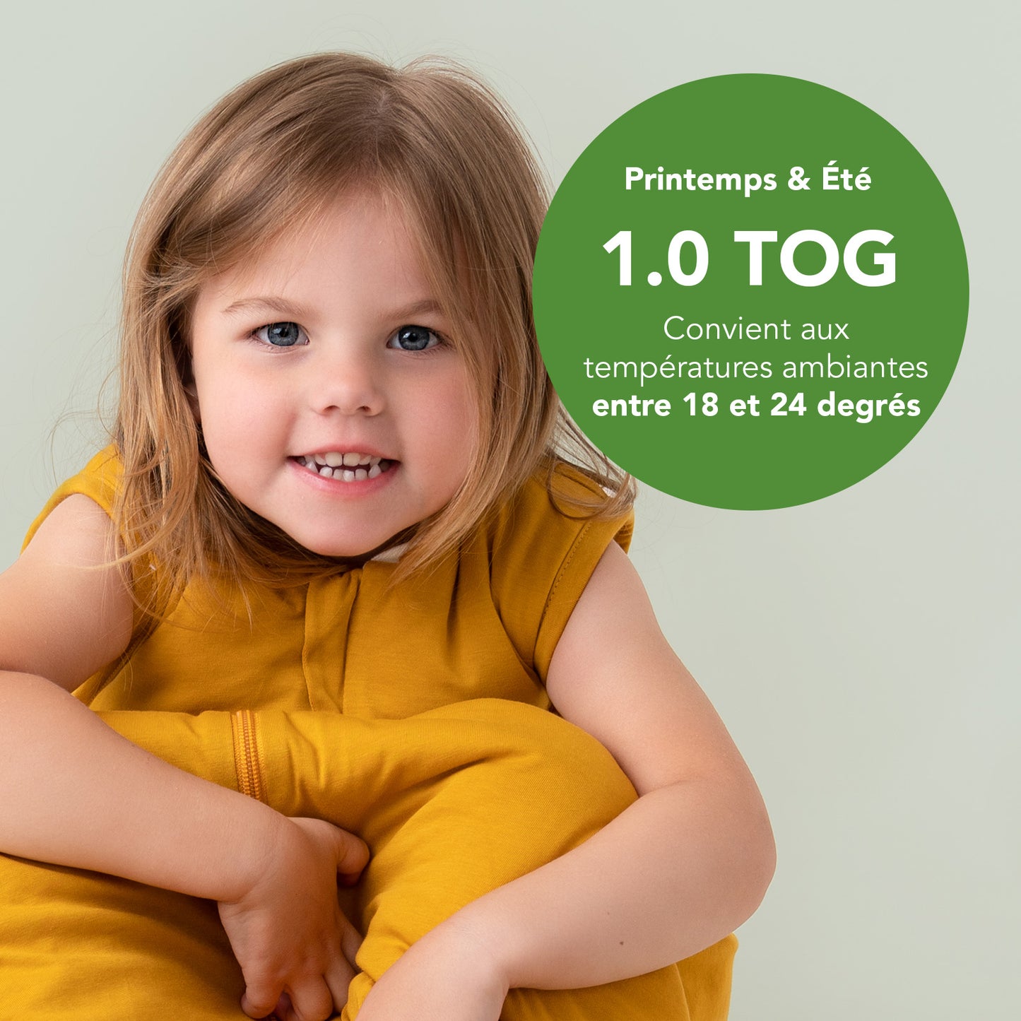 Gigoteuse bébé été & mi-saison - unie - TOG 1