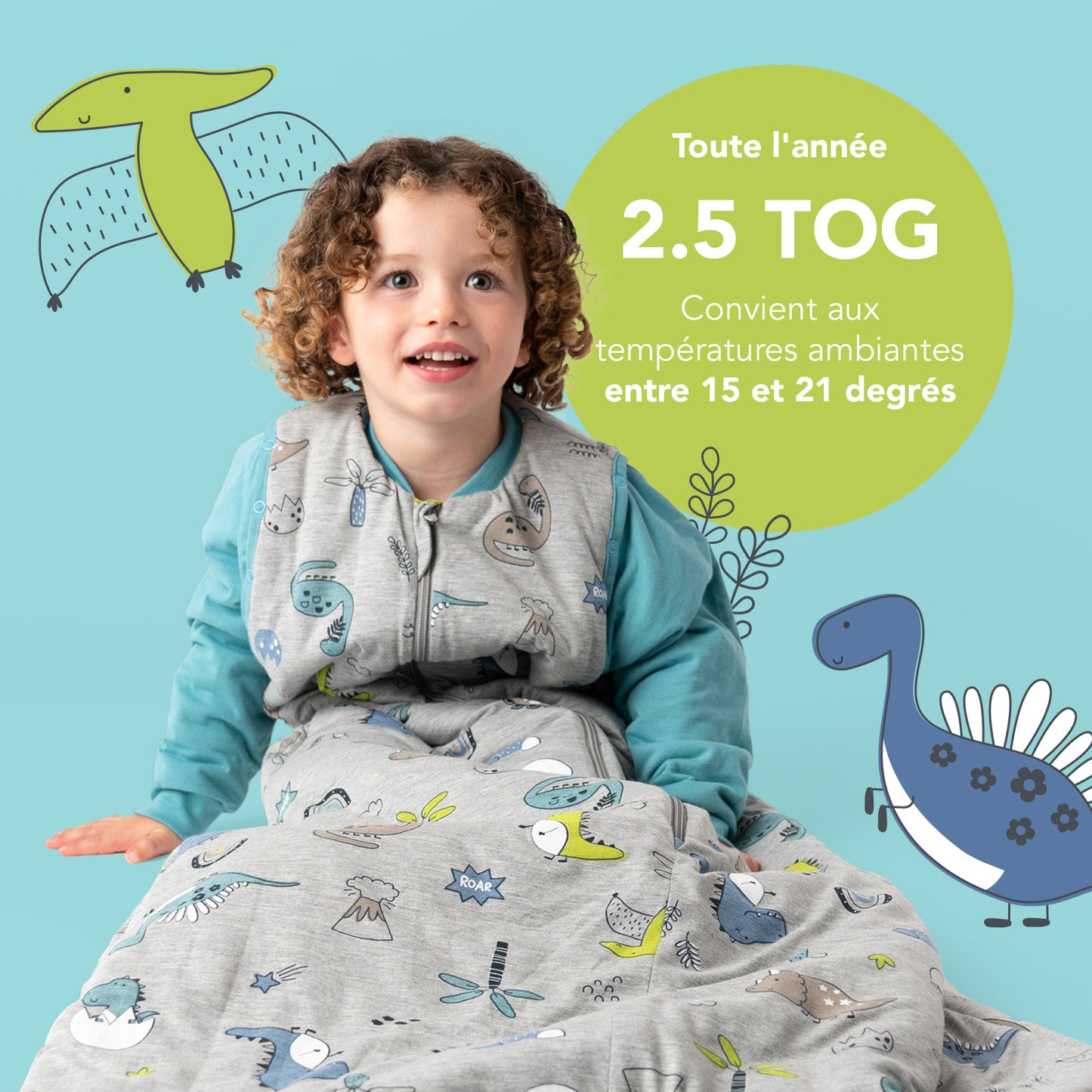 Gigoteuse bébé toutes saisons - 2.5 TOG