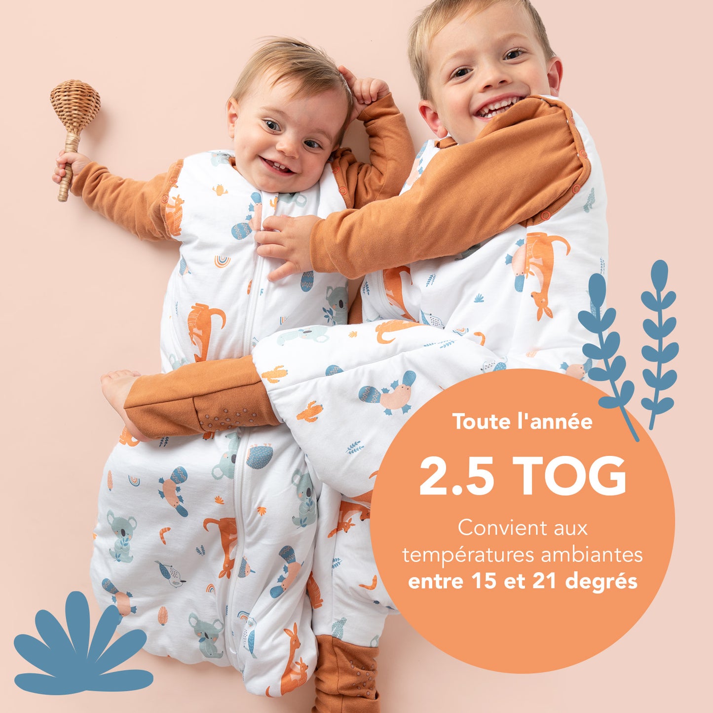 Gigoteuse bébé toutes saisons - 2.5 TOG