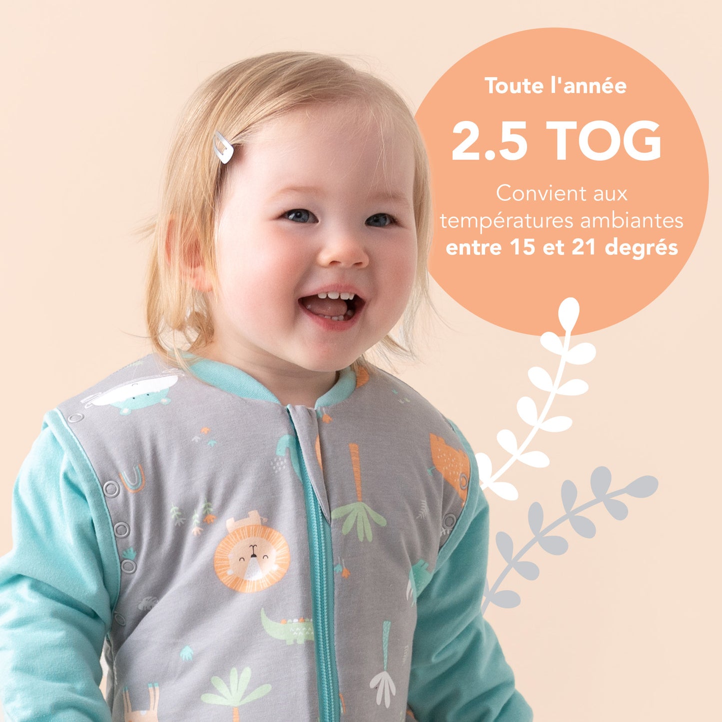 Gigoteuse bébé toutes saisons - 2.5 TOG