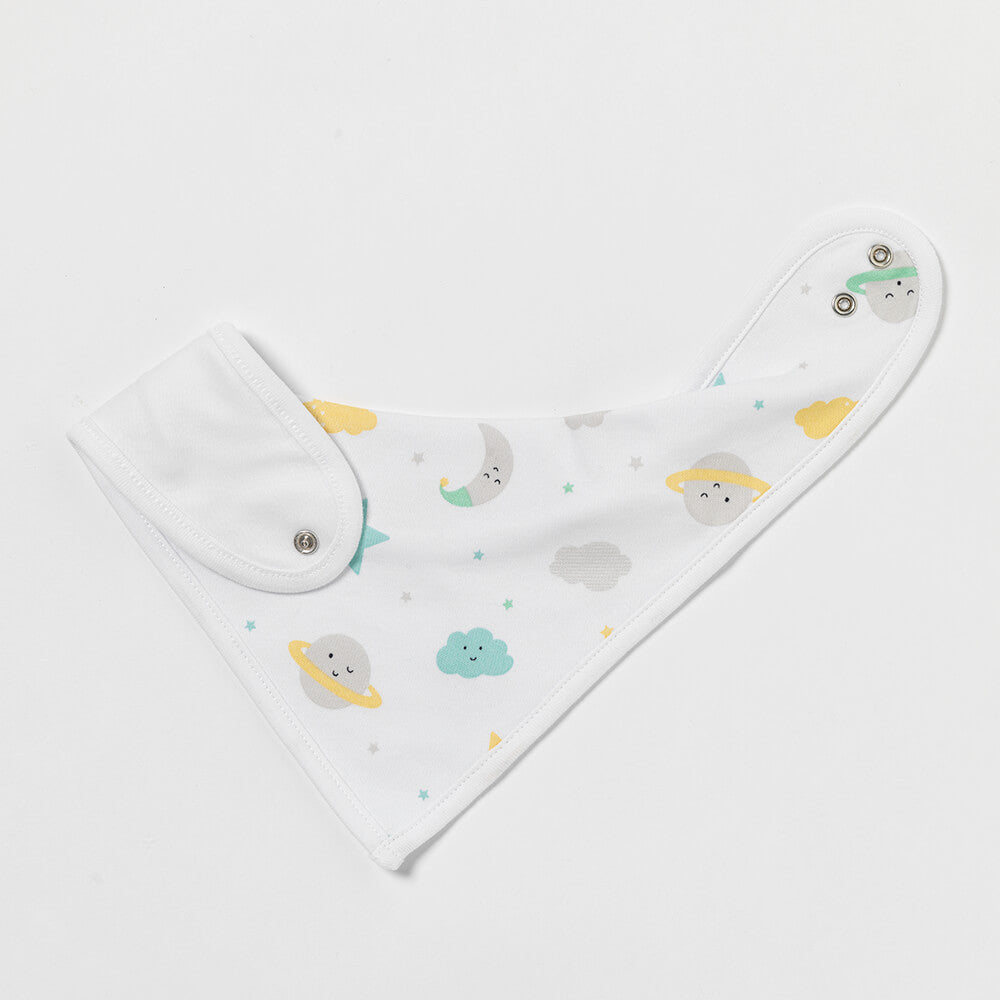 Bandana pour bébé 100% bio - lot de 4