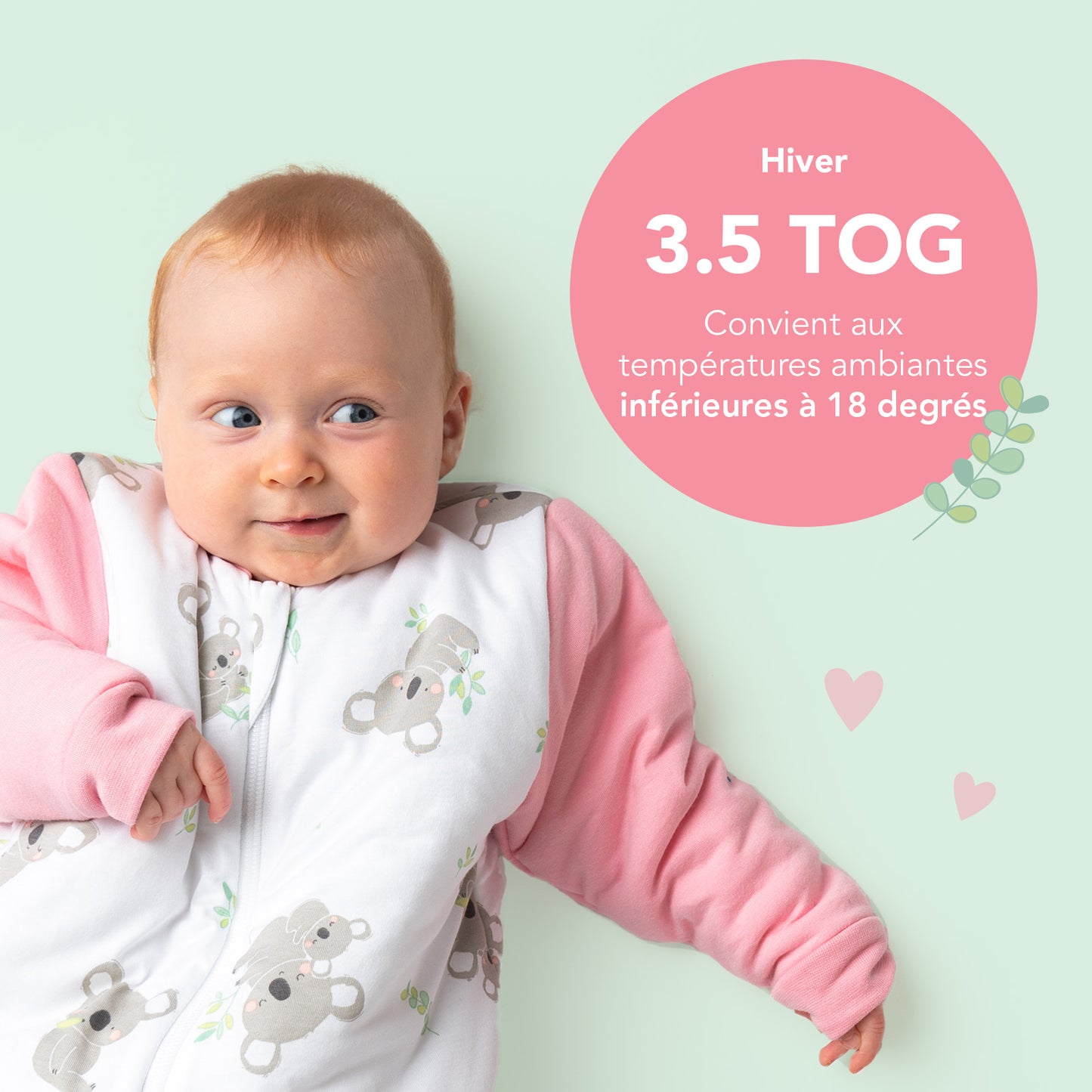 Gigoteuse bébé hiver - 3.5 TOG