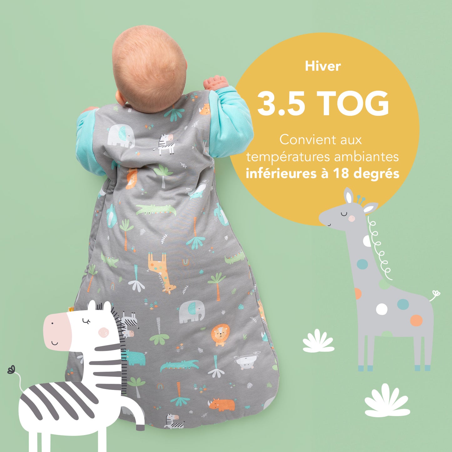 Gigoteuse bébé hiver - 3.5 TOG