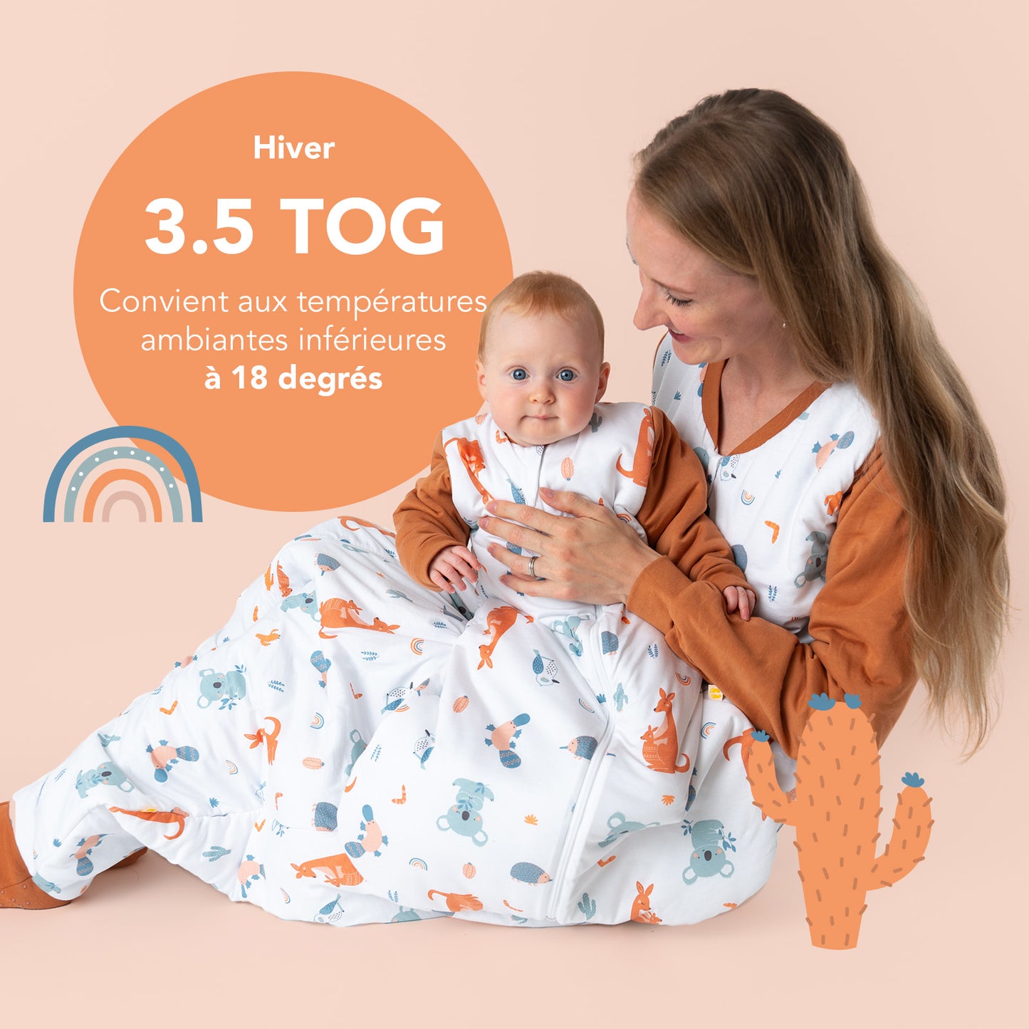 Gigoteuse bébé hiver - 3.5 TOG