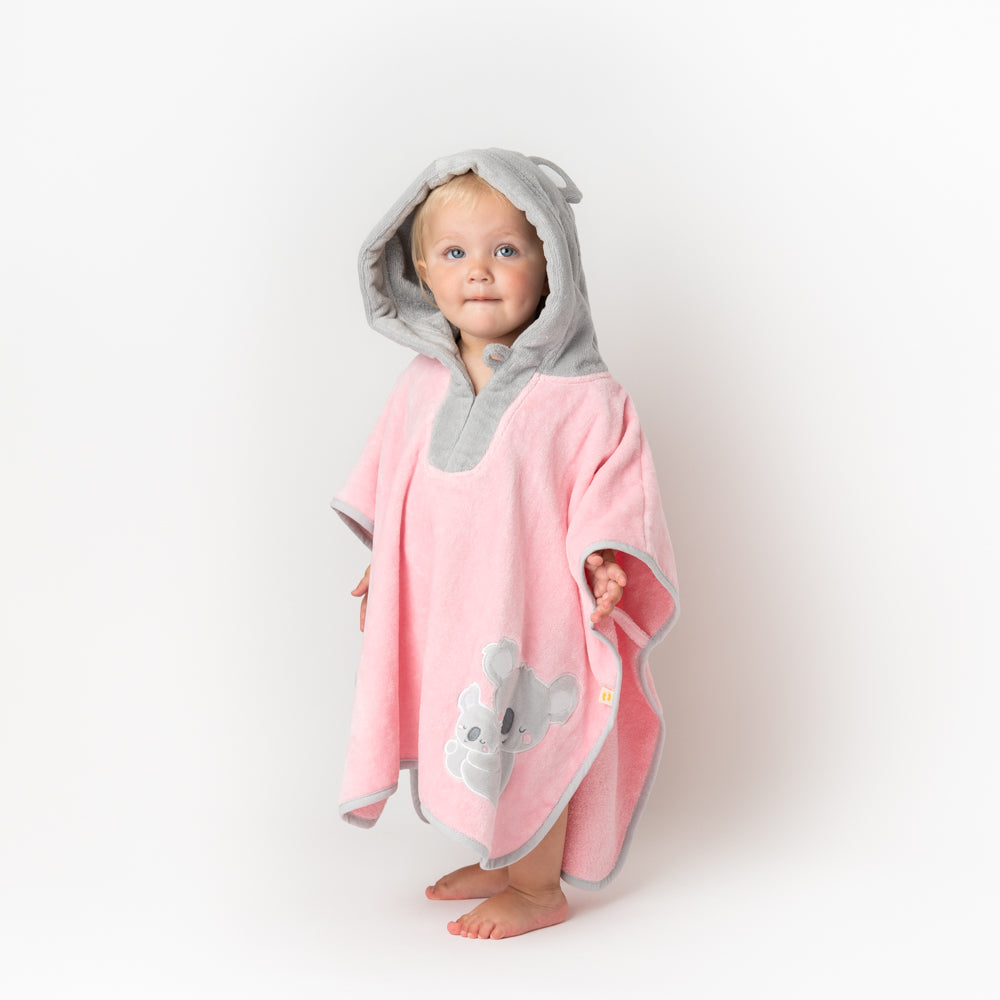 Poncho de bain à capuche pour enfant