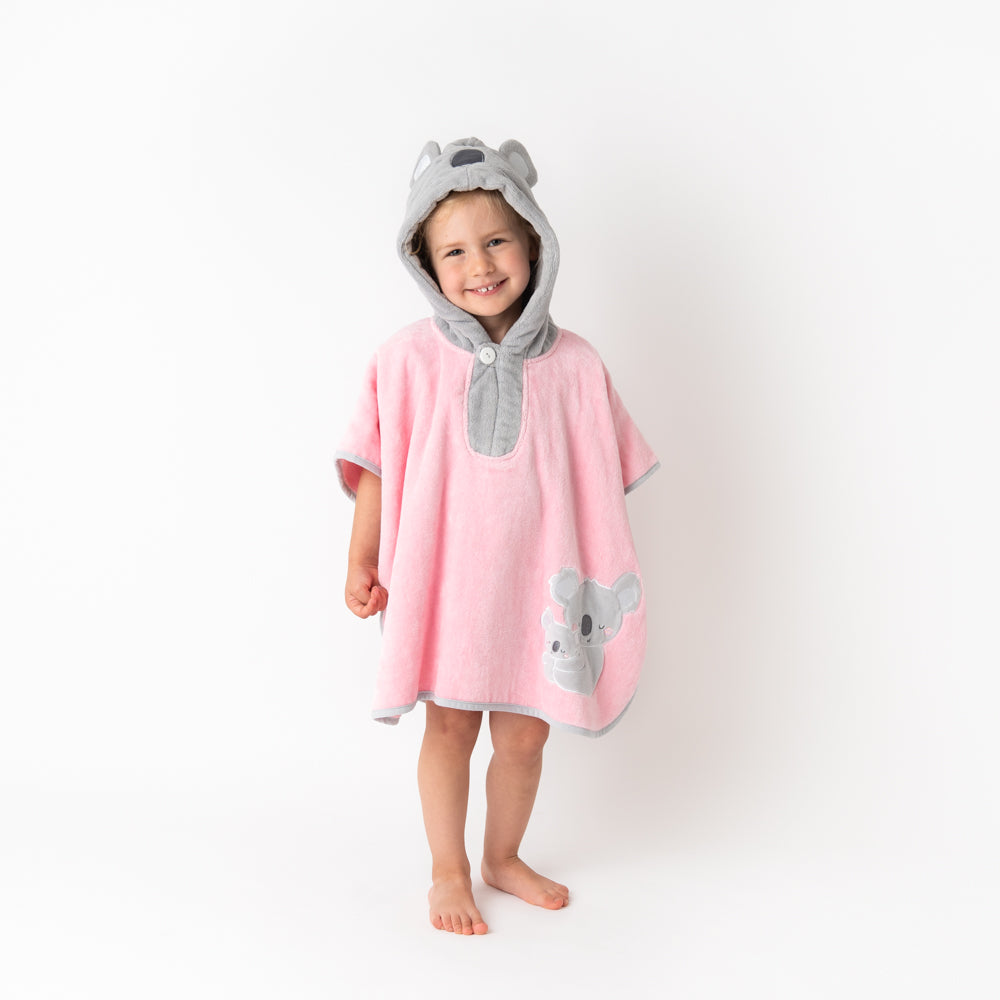 Poncho de bain à capuche pour enfant