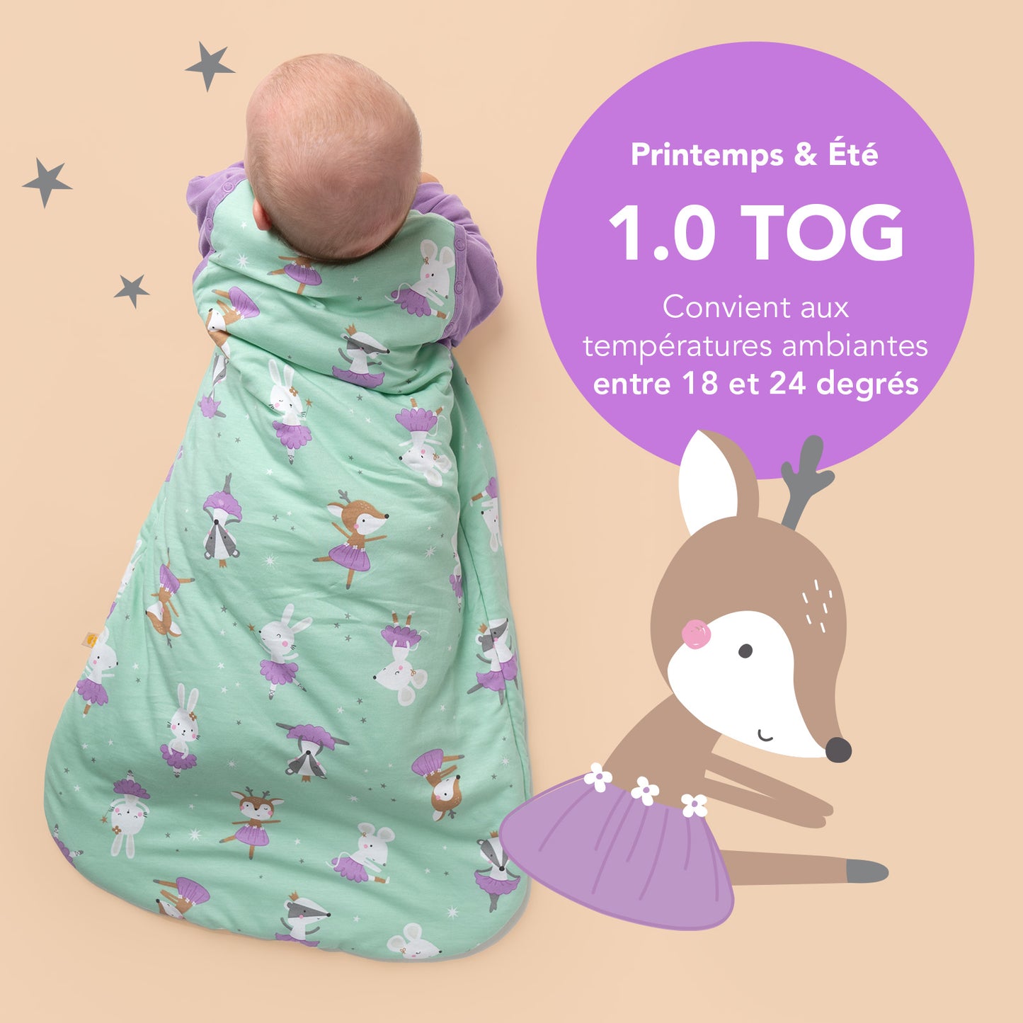 Gigoteuse bébé été & mi-saison - TOG 1