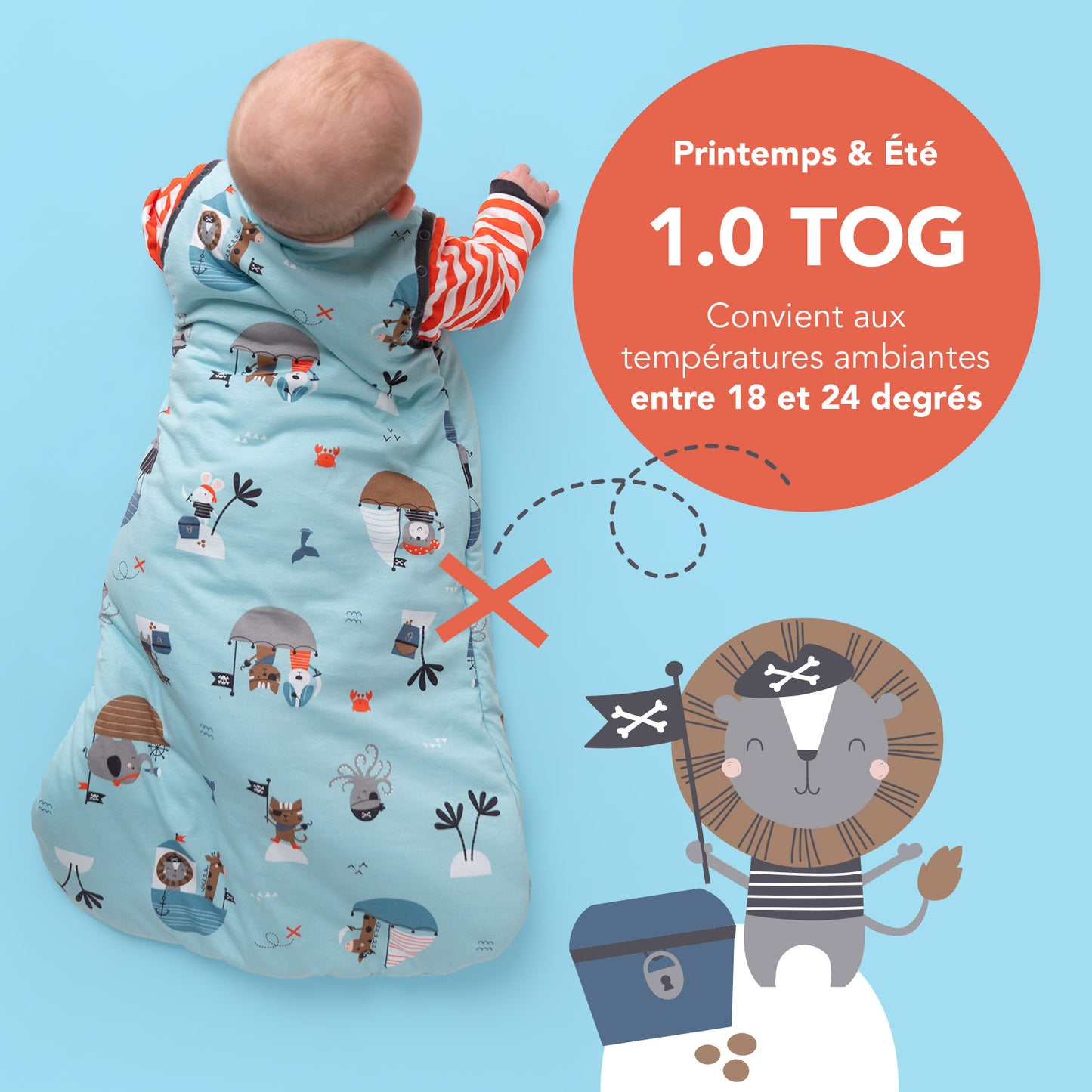 Gigoteuse bébé été & mi-saison - TOG 1