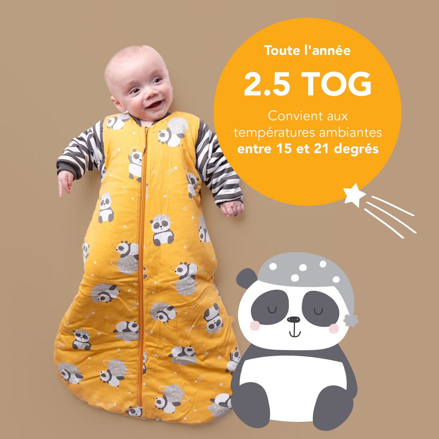 Gigoteuse bébé toutes saisons - 2.5 TOG