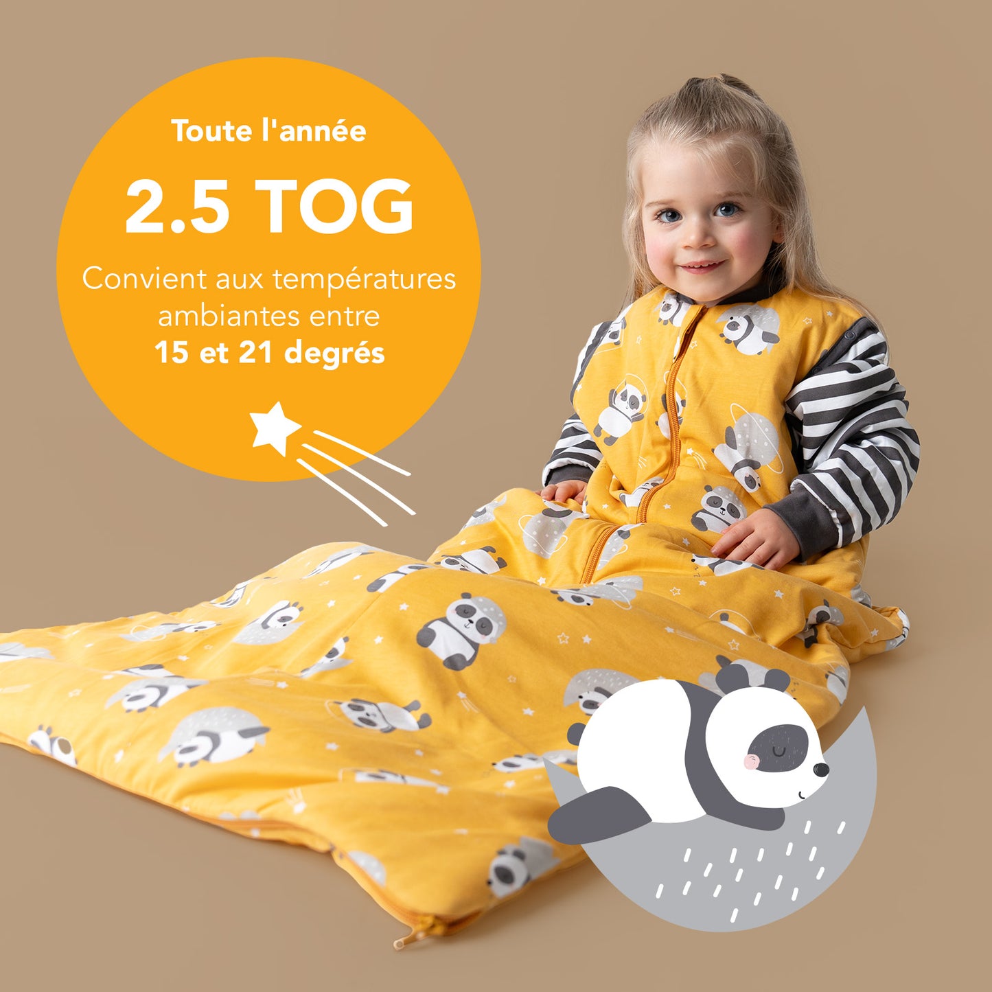 Gigoteuse bébé toutes saisons - 2.5 TOG