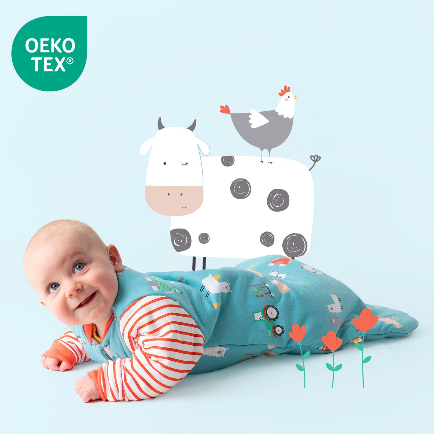 Gigoteuse bébé - 100% bio - hiver - 3.5 TOG