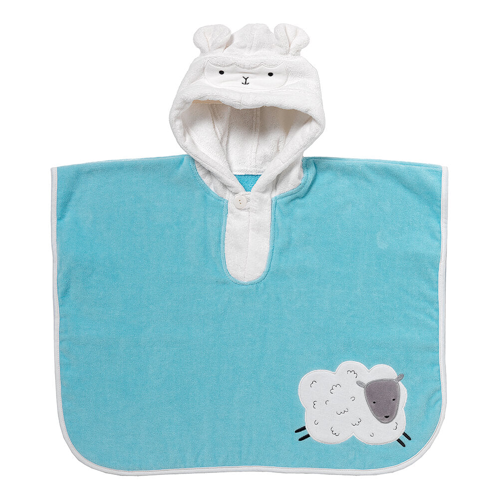 Poncho de bain à capuche pour enfant