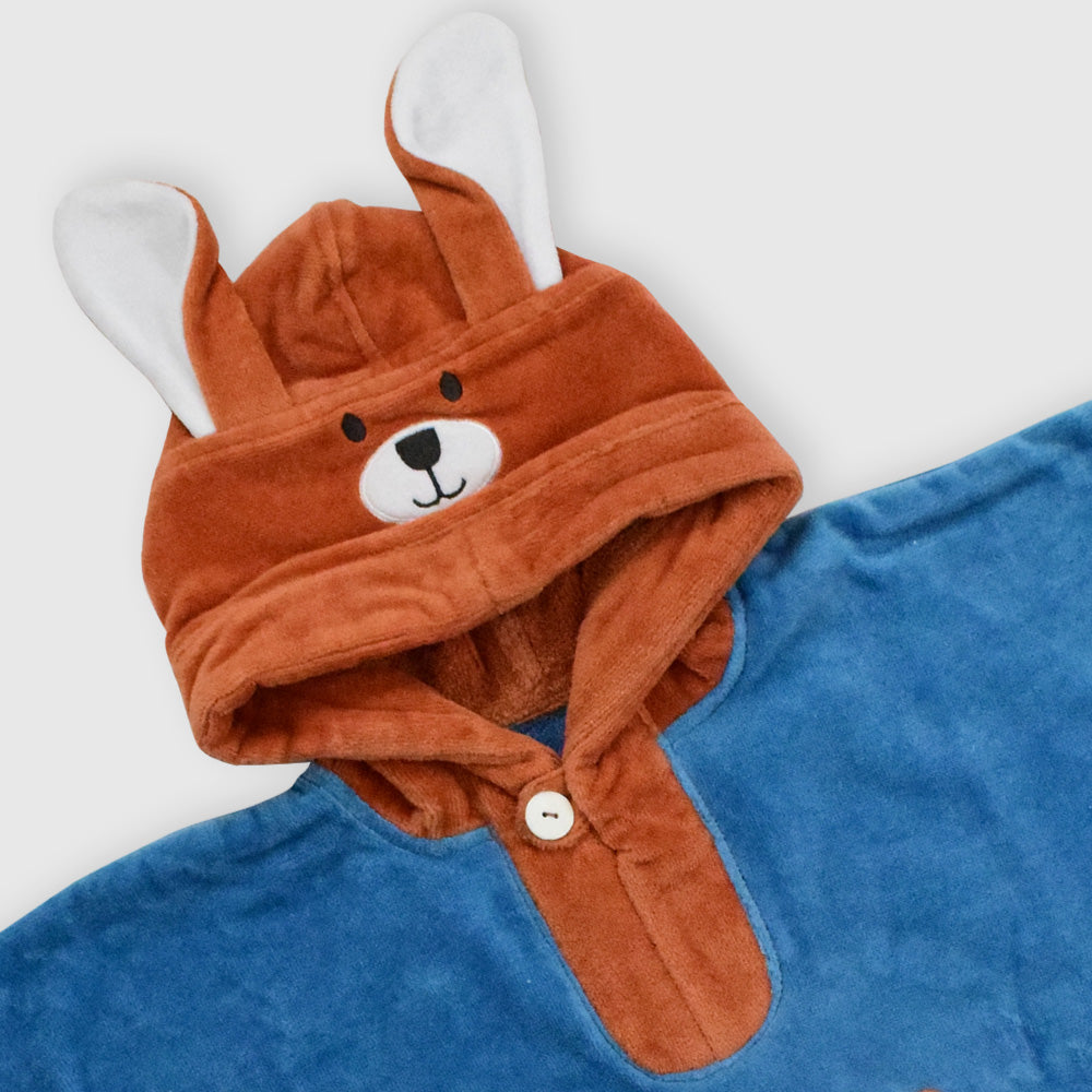 Poncho de bain à capuche pour enfant