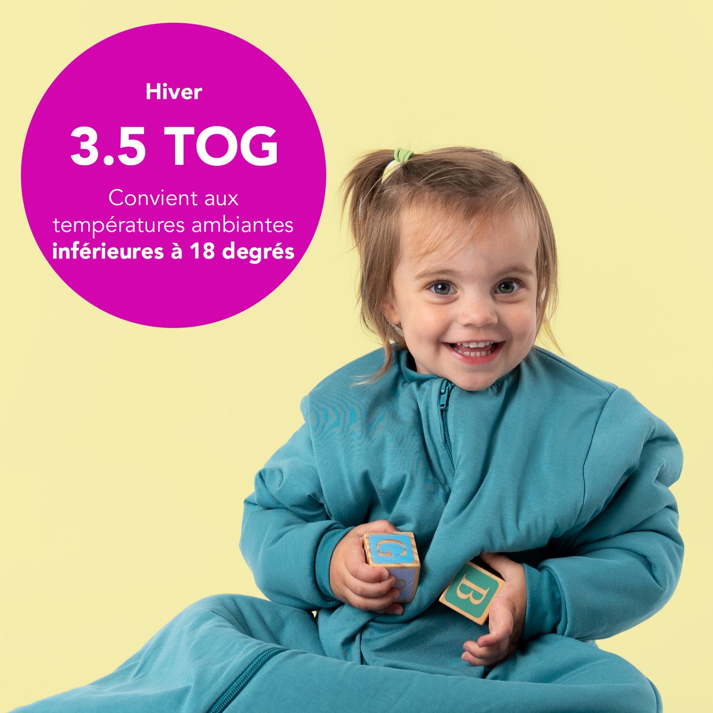 Gigoteuse bébé & enfant - hiver 3.5 TOG