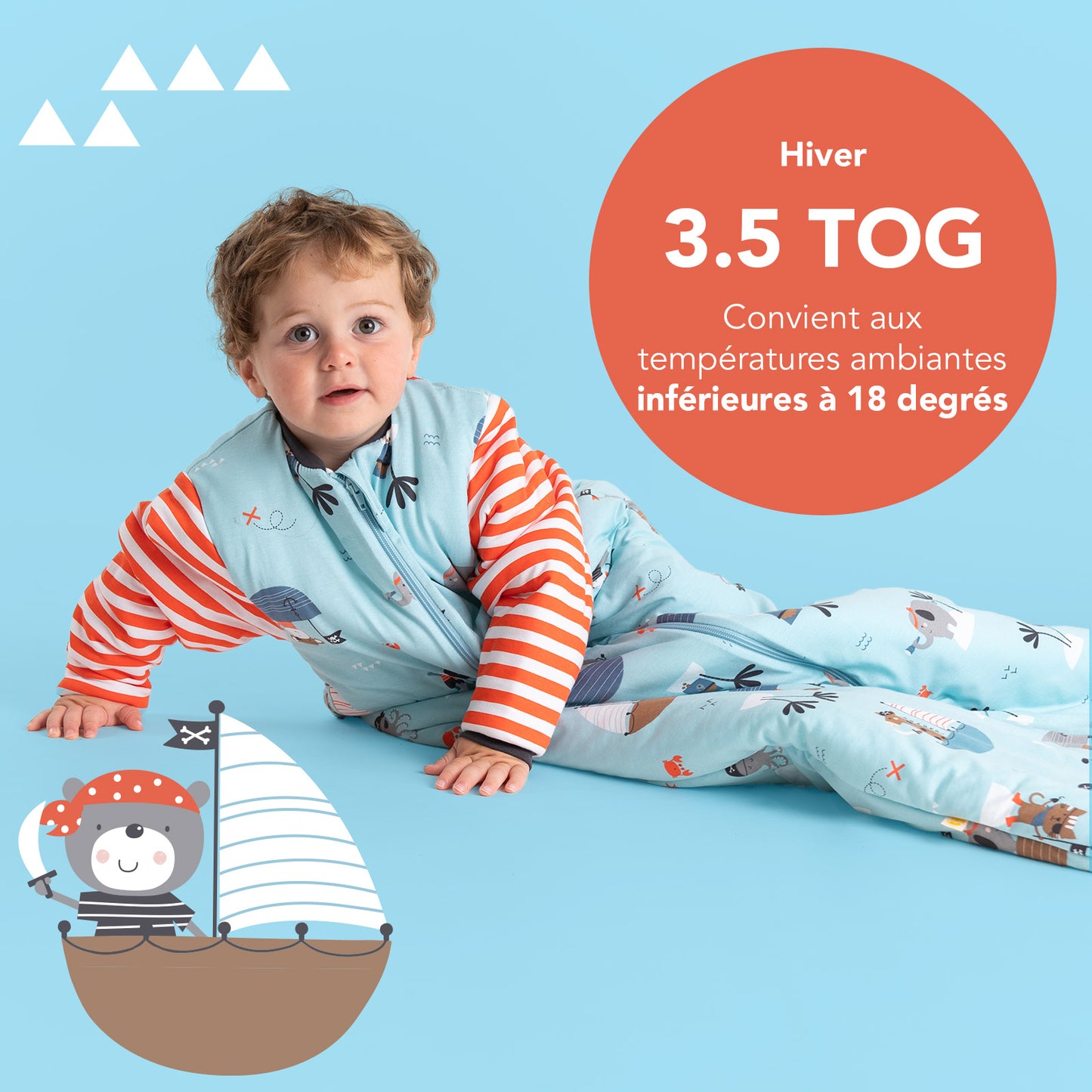 Gigoteuse bébé hiver - 3.5 TOG