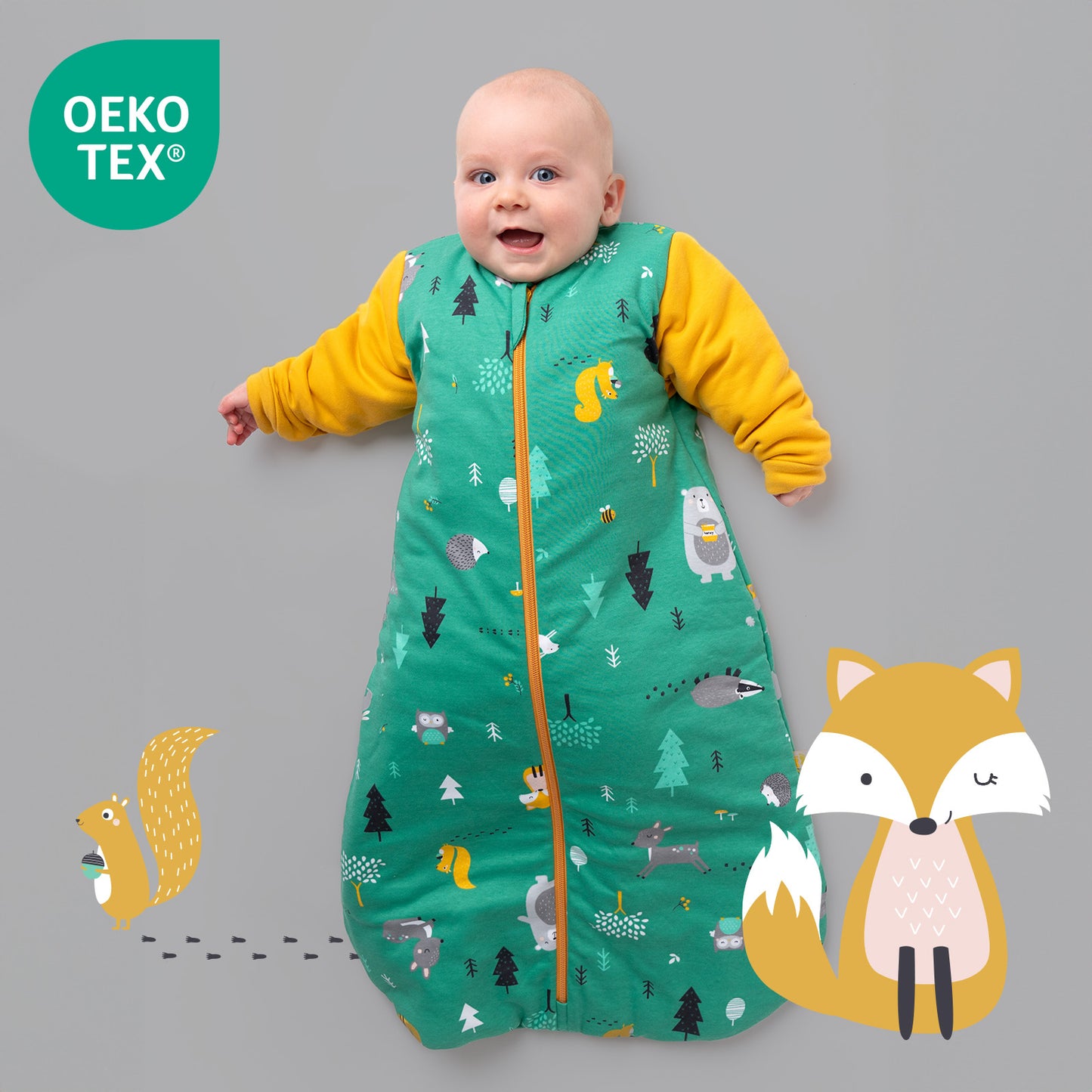 Gigoteuse bébé - 100% bio - hiver - 3.5 TOG