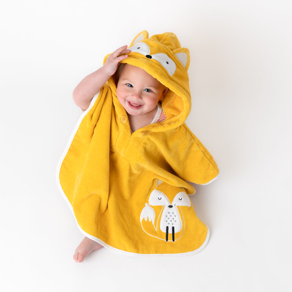 Poncho de bain à capuche pour enfant